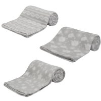 FBP10-G: Grey Printed Supersoft Roll Wrap